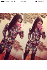 Kvietkované šaty Kvietkované šaty