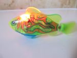 Elektronická robo ryba s LED osvětlením