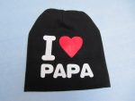Čepice I love Mama/Papa Čepice I love Mama/Papa