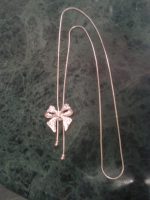 Náhrdelník s mašličkou Náhrdelník s mašličkou