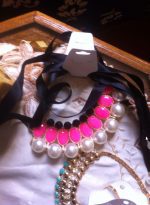 Elegantný stuhový perlový klenot, obojok, náhrdelník z aliexpress Elegantný stuhový perlový klenot, obojok, náhrdelník z aliexpress