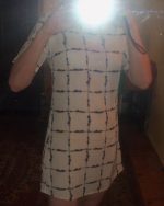 Tunika / šaty _ černobílá kostkovaná_ do áčka Tunika / šaty _ černobílá kostkovaná_ do áčka