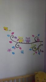 nalepka na stenu sovicky nalepka na stenu sovicky