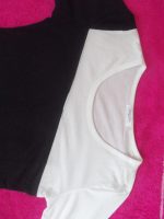 Triko černobílé_ dlouhý rukáv Triko černobílé_ dlouhý rukáv