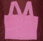 Elastický crop top_růžový Elastický crop top_růžový