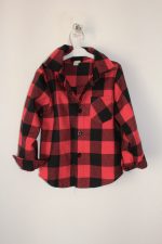 detska košeľa čierno-červené kocky detska košeľa čierno-červené kocky