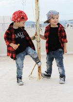 detska košeľa čierno-červené kocky detska košeľa čierno-červené kocky