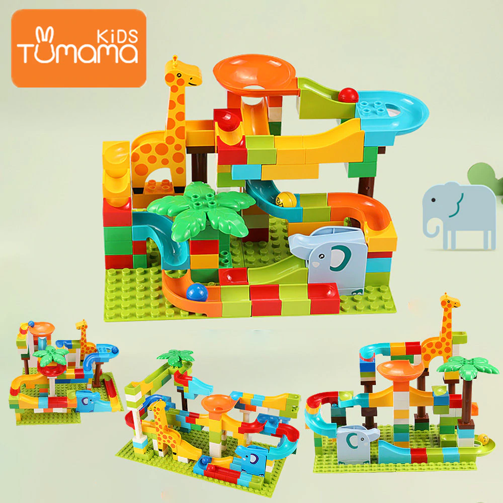 € 8.55 49% de DESCUENTO|52 143 piezas mármol carrera laberinto bolas pista bloques de construcción selva aventura pista de ladrillos juguetes chico-in Bloques from Juguetes y pasatiempos on Aliexpress.com | Alibaba Group