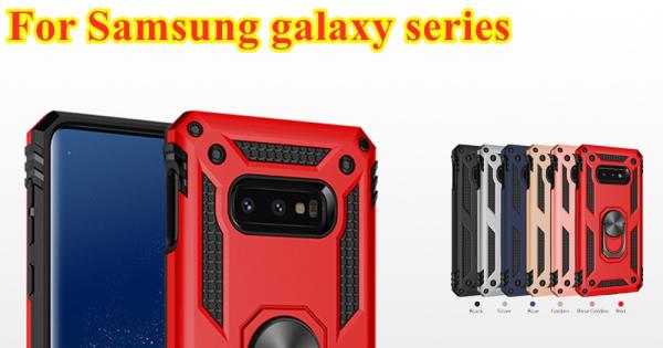 US $1.74 21%OFF | Luxury phone Case For Samsung galaxy A50 S10 S9 S8 Note 8 9 J5 J7 J4 A6 A7 A8 A30 A70 M10 M20 Armor Magnetic Holder Ring Cover