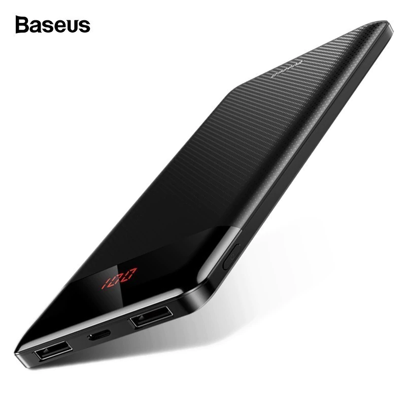 US $13.56 37% OFF|Baseus 10000mAh Power Bank Portable Charging Powerbank 10000 Slim Poverbank External Battery Pack Charger For Xiaomi Mi 9 iPhone-in Power Bank from Cellphones & Telecommunications on Aliexpress.com | Alibaba Group