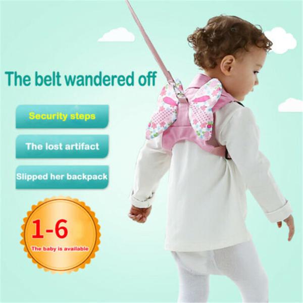 US $2.51 25%OFF | Cartoon Animal Wing Cute Safety Harness Baby Kids Children Strap Toddler Wing Walking Keeper Rein Backpack Anti Lost Belt Leash