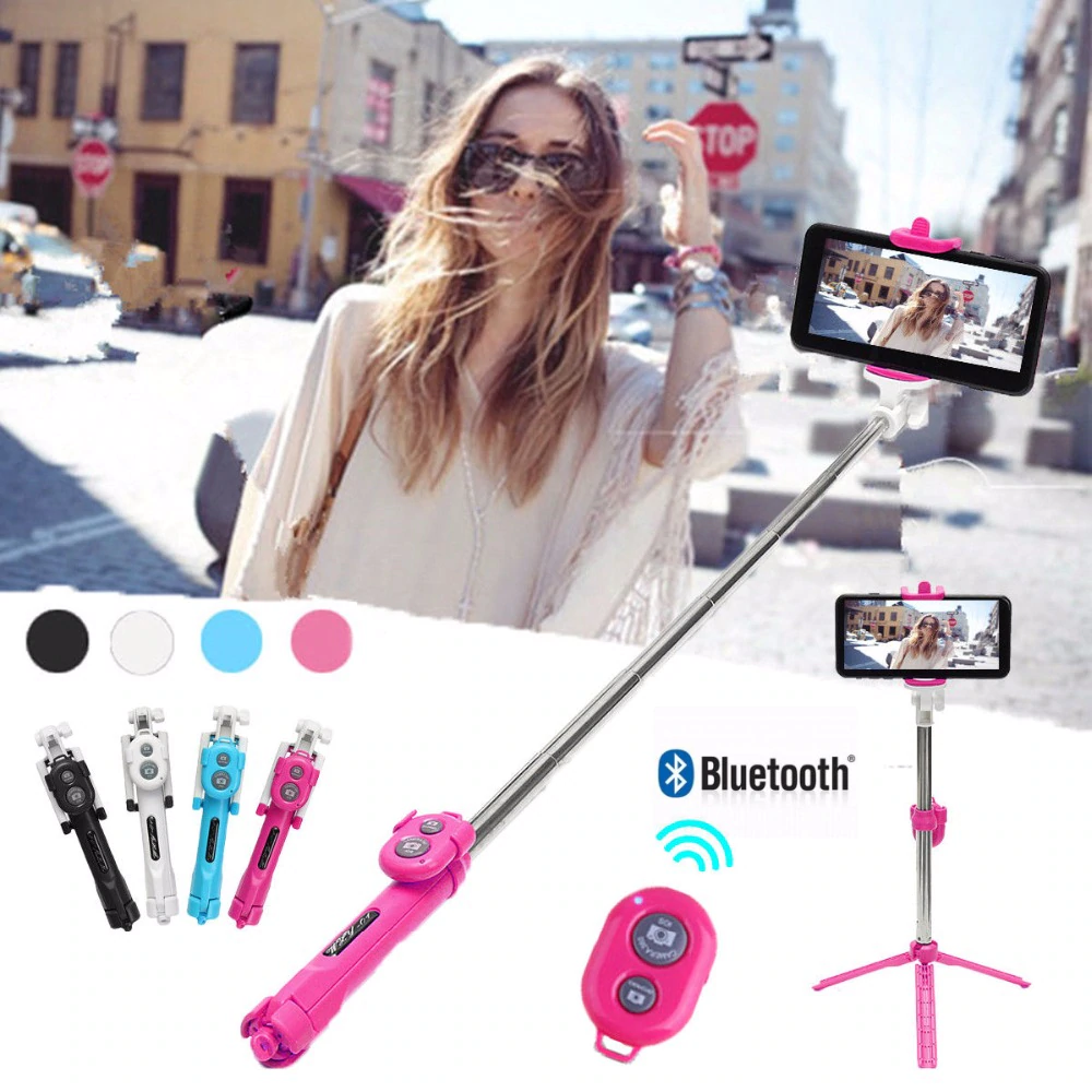 US $2.57 14% OFF|Hot sell Tripod Selfie Stick Bluetooth Foldable Selfiestick For iPhone 5 5S 6 6S 7 Plus X Samsung Xiaomi Hua wei Remote Handheld-in Selfie Sticks from Consumer Electronics on Aliexpress.com | Alibaba Group