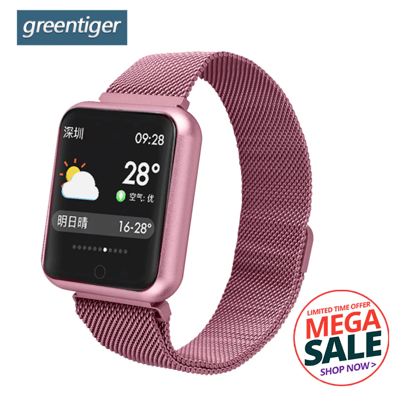 US $20.84 31% OFF|Greentiger P68 Smart Bracelet Multi sport wristband IP68 Waterproof Activity Fitness Tracker heart rate Smart Watch Men Women-in Smart Wristbands from Consumer Electronics on Aliexpress.com | Alibaba Group