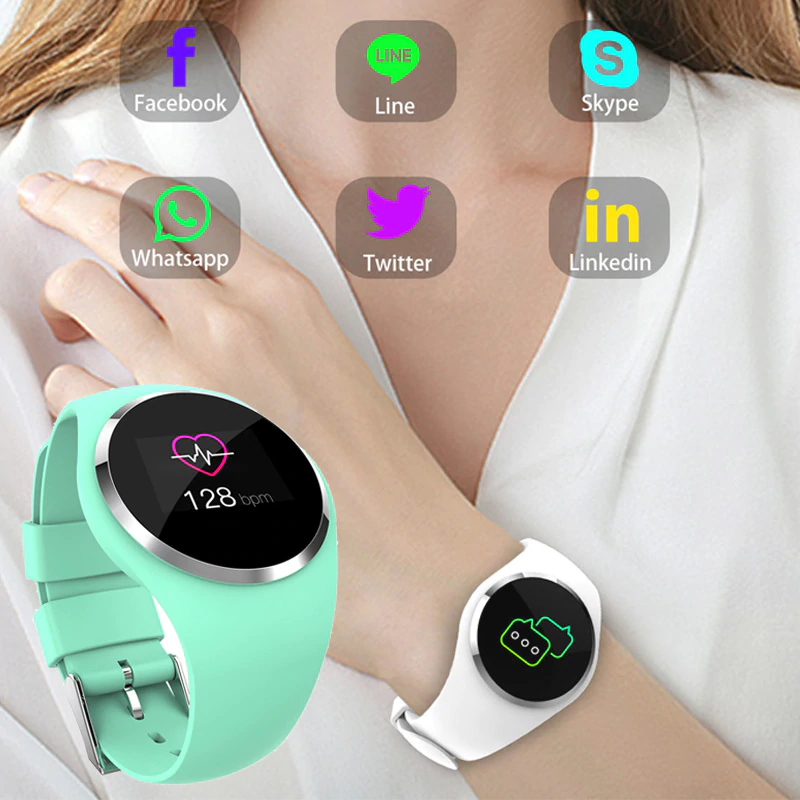 US $27.99 35% OFF|Fitness Smart Watch Women Running Heart Rate Monitor Bluetooth Touch Pedometer Lady Sport Watch Wristwatch For Android IOS -in Digital Watches from Watches on Aliexpress.com | Alibaba Group