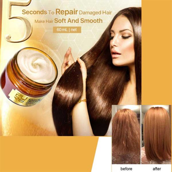 US $3.40 | PURC Magical keratin Hair Treatment Mask 5 Seconds Repairs Damage Hair Root Hair Tonic Keratin Hair & Scalp Treatment