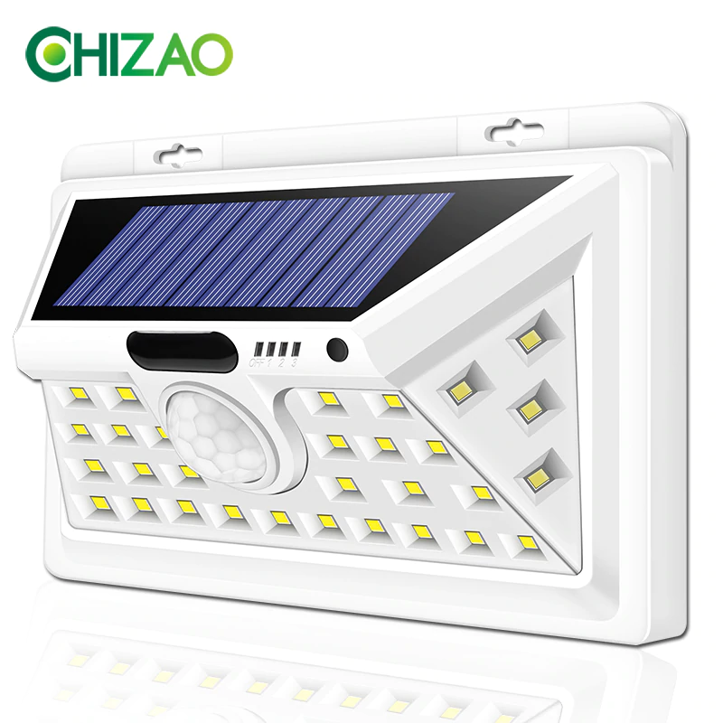 US $4.98 20% OFF|CHIZAO LED Solar lights Outdoor wall lamps Waterproof Motion sensor Energy saving Night lights for Garden Front door Yard Garage-in Solar Lamps from Lights & Lighting on Aliexpress.com | Alibaba Group