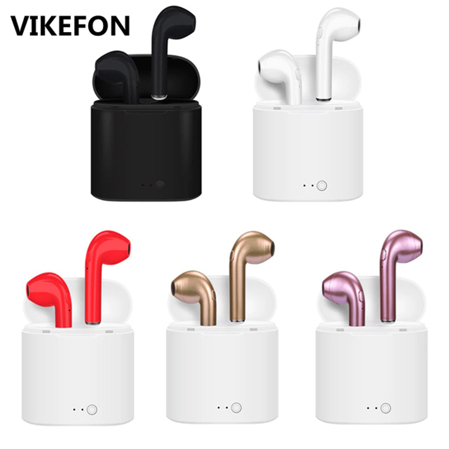 US $5.9 |VIKEFON Upgraded i7 i7s TWS Mini Wireless Bluetooth 5.0 Earphone In Ear Stereo Earbud Headset Mic Binaural call For All Phones-in Bluetooth Earphones & Headphones from Consumer Electronics on Aliexpress.com | Alibaba Group