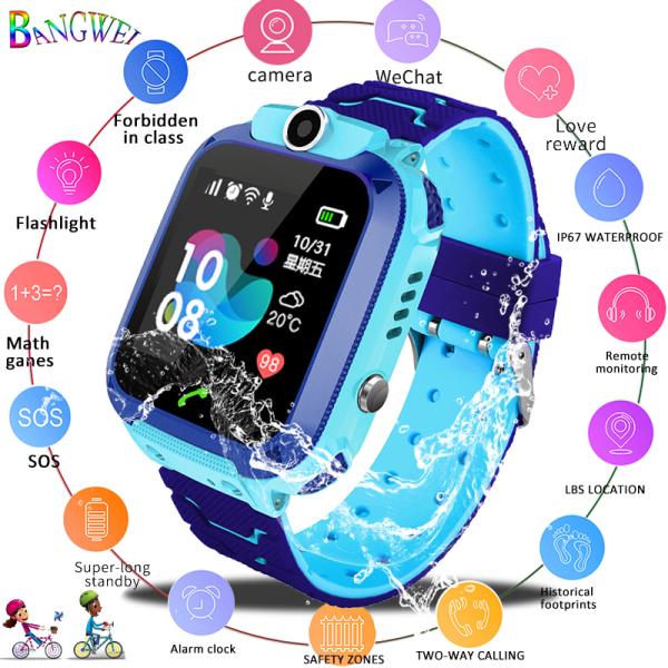 US $59.98 50%OFF | 2019 New Smart watch LBS Kid SmartWatches Baby Watch for Children SOS Call Location Finder Locator Tracker Anti Lost Monitor+Box