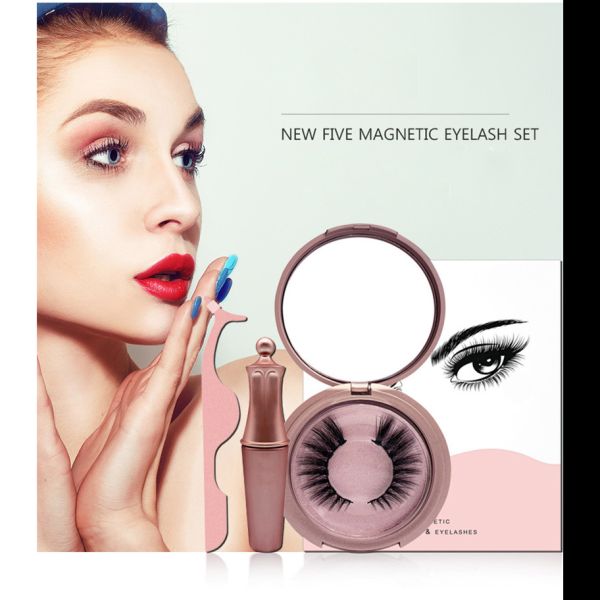 US $6.96 41%OFF | 2019 New 1Set Magnetic False Eyelashes Waterproof Smudge proof Handmade Easy to Wear Magnetic Lashes Women Makeup Lashes