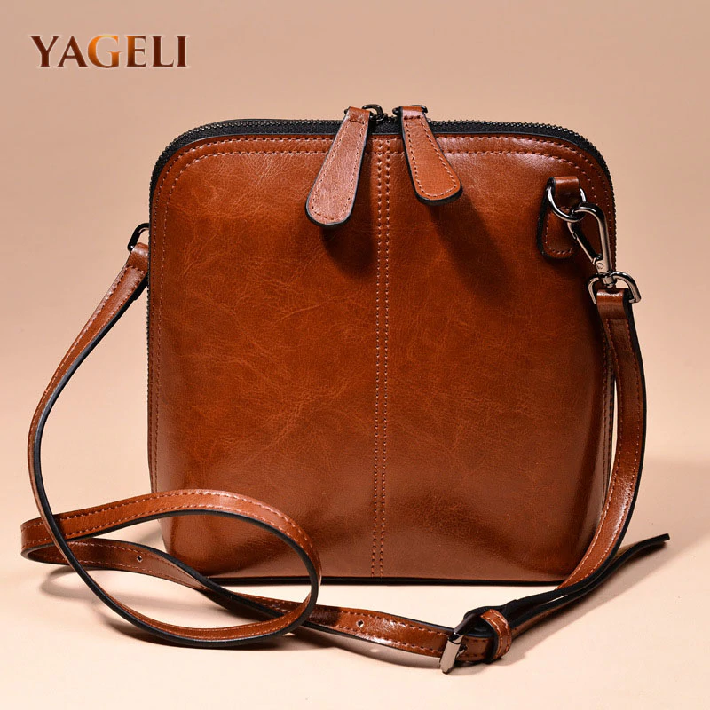 2018 genuine leather women's shoulder bags women's shell crossbody bag famous brand designer ladies shoulder messenger bags-in Top-Handle Bags from Luggage & Bags on Aliexpress.com | Alibaba Group