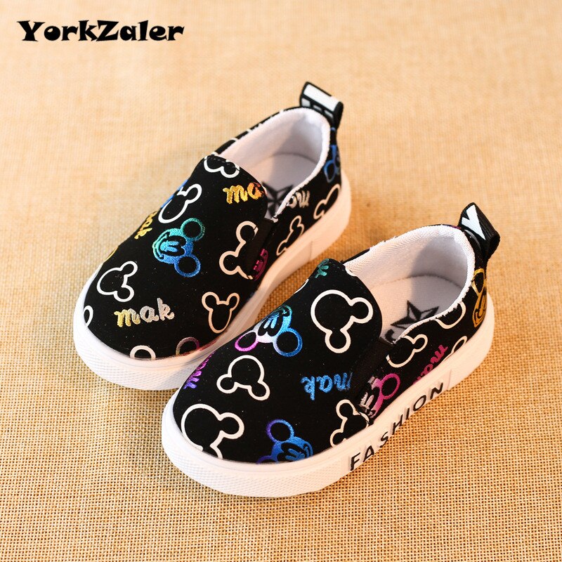 Aliexpress.com : Buy 2017 Spring/Summer 3 Colors Baby Girls Boys Anime Cartoon Mickey Hello Kitty Children Sneakers Kids Canvas Flat Casual Shoes from Reliable children sneakers suppliers on YORKZALER Official Store