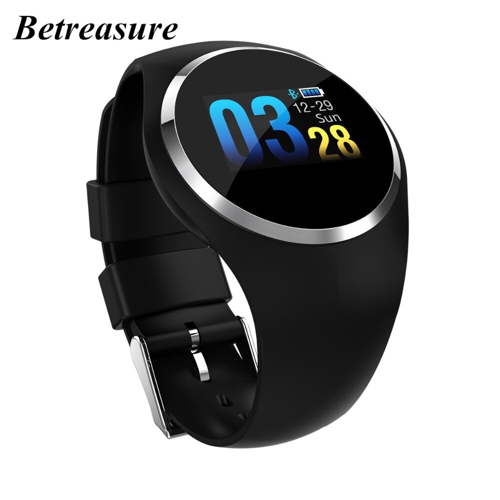 Betreasure Q1 Smart Watch Wristband Blood Pressure Heart Rate Monitor Fitness Tracker Men Women Smartwatch for Android iOS-in Smart Watches from Consumer Electronics on Aliexpress.com | Alibaba Group