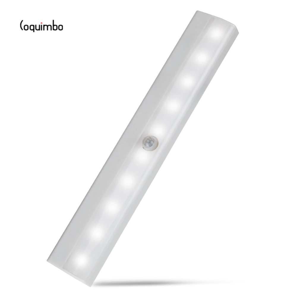 Coquimbo 10 LED Motion PIR Sensor Light Automatic Light Sensing Night Light For Clothing Store 3M Adhesive Tape Wardrobe Lamp-in LED Night Lights from Lights & Lighting on Aliexpress.com | Alibaba Group