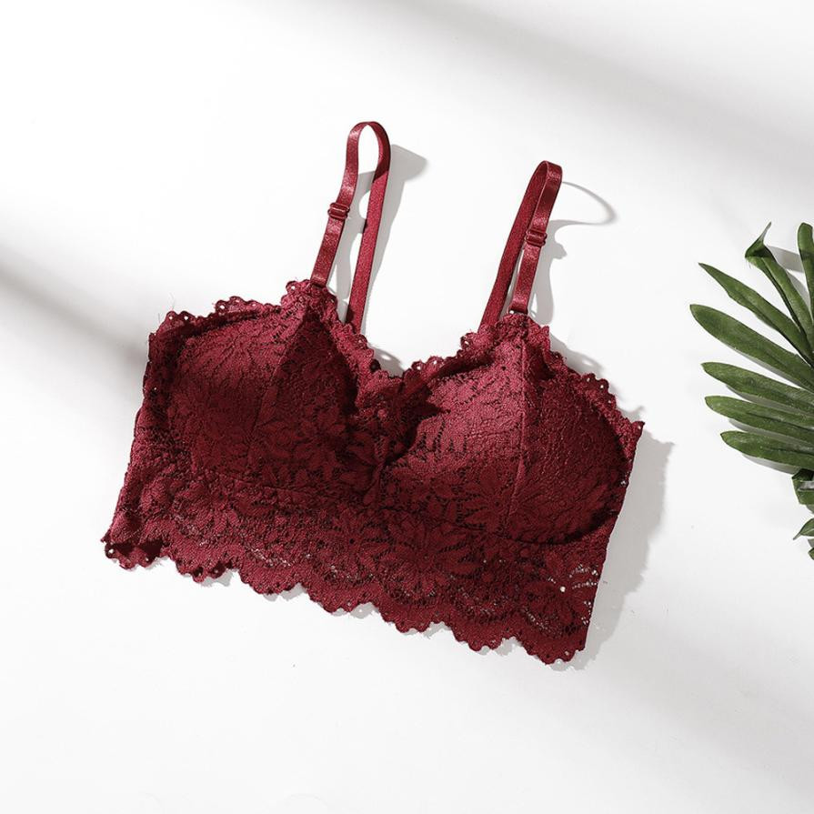 DROPSHIP 2018 New Arrival Fashion Women Sexy Bra Top Solid Vest Lace Seamless Breathable Push Up Underwear Hot Red Freeship #J05-in Bras from Women's Clothing & Accessories on Aliexpress.com | Alibaba Group