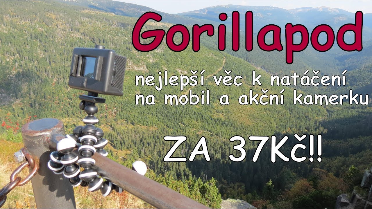 GorillaPOD - nejlepší stojan pro mobil a akční kameru!│Aliexpress česky│Unboxing - TEST - recenze CZ