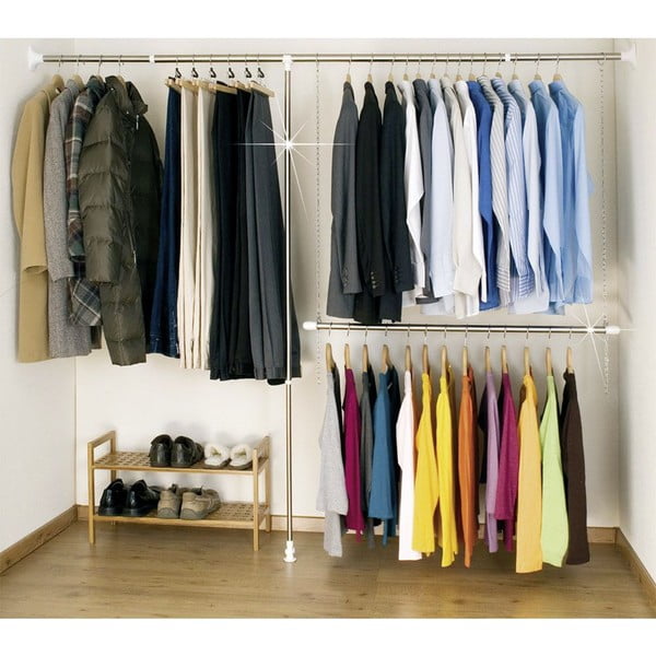 Sada 3 teleskopických šatních stojanů Wenko Garment | Bonami