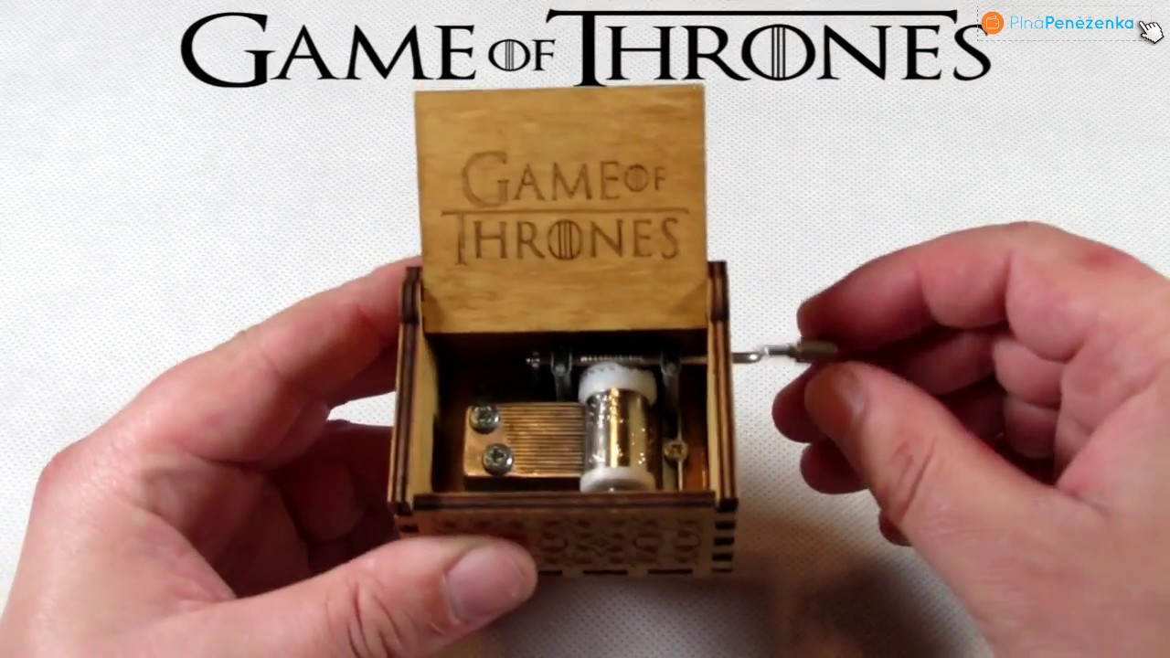 TIP na DÁREK! Hrací skříňka Hra o Trůny a Harry Potter│Aliexpress česky│Unboxing - TEST