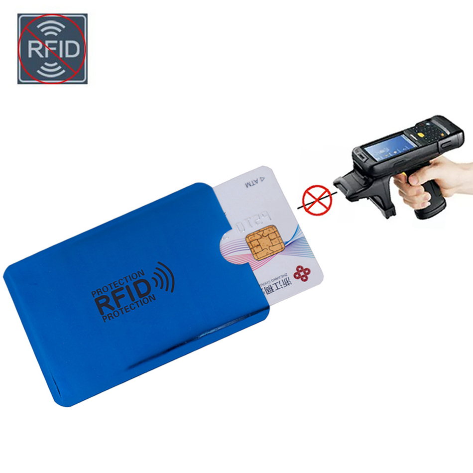 US $1.15 20% OFF|Aluminium Blue Laser Anti Rfid Wallet Blocking Reader Lock Bank Card Holder ID Bank Card Case Business Protection Metal Credit-in Card & ID Holders from Luggage & Bags on Aliexpress.com | Alibaba Group
