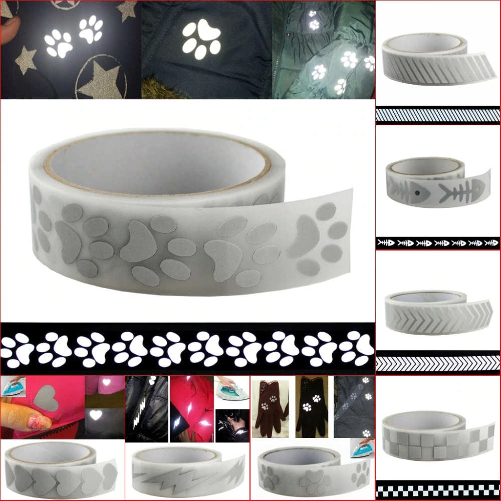 US $1.69 15% OFF|High Visibility Safety Heat transfer Vinyl Film DIY Silver Reflective Iron on Fabric Clothing Tape (36 style for choose) 1meter-in DIY Craft Supplies from Home & Garden on Aliexpress.com | Alibaba Group