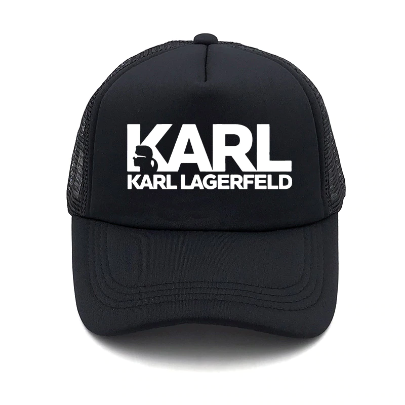US $10.6 |Karl Lagerfeld Spring Women's Baseball Net Hat Printed Mesh Net Trucker Sun Hats Solid Color Simple Outdoor Sports Cap-in Men's Baseball Caps from Apparel Accessories on Aliexpress.com | Alibaba Group