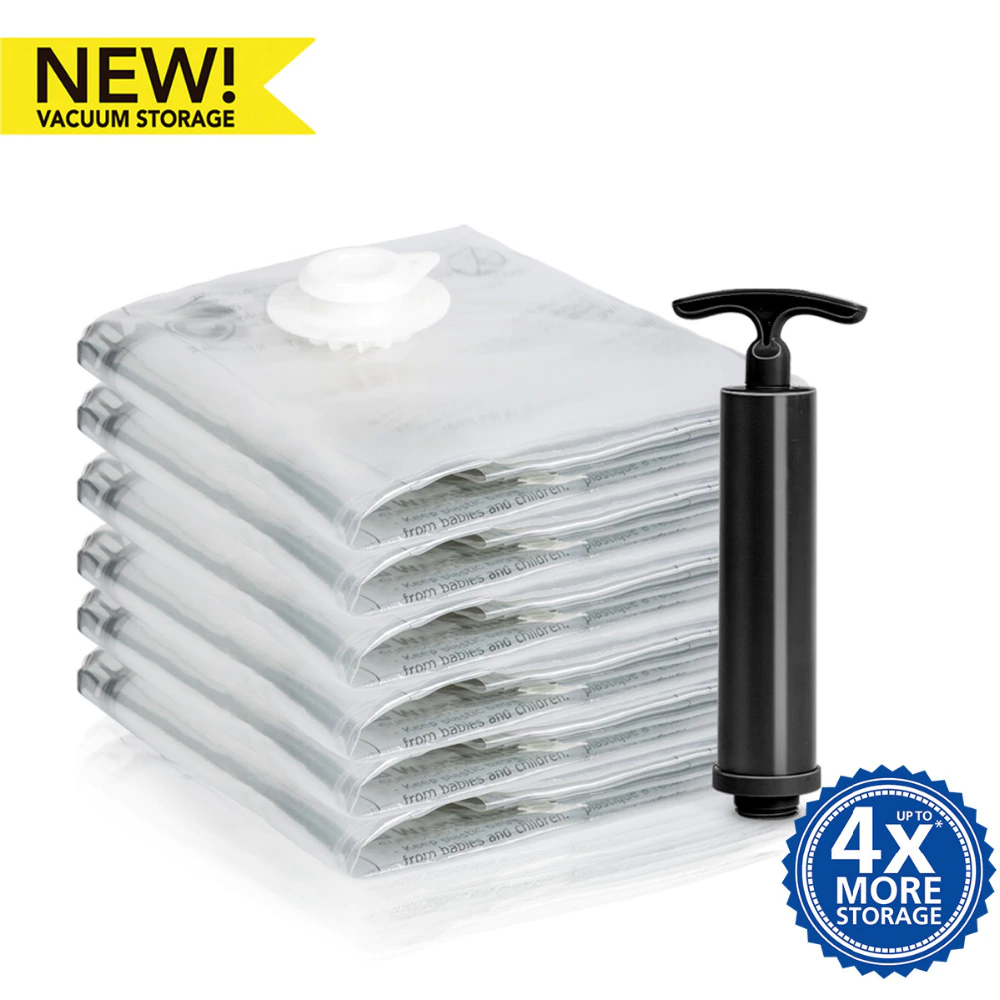 US $11.7 22% OFF|Vacuum Bag with Pump Clothe Storage Bag Luggage Travel Bags Space Saver Bag Save Wardrobe Space Airtight No Leak-in Storage Bags from Home & Garden on Aliexpress.com | Alibaba Group