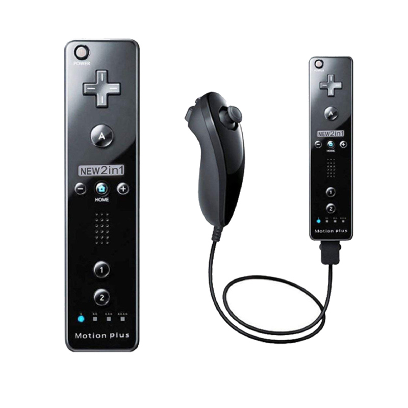 US $12.82 21% OFF|Built in Motion Plus Wireless Remote Gamepad Controller For Nintend Wii Nunchuck For Nintend Wii Remote Controle Joystick Joypad-in Gamepads from Consumer Electronics on Aliexpress.com | Alibaba Group