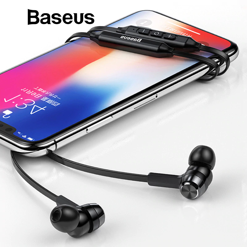 US $13.69 20% OFF|Baseus S06 Neckband Bluetooth Earphone Wireless headphone For Xiaomi iPhone earbuds stereo auriculares fone de ouvido with MIC-in Bluetooth Earphones & Headphones from Consumer Electronics on Aliexpress.com | Alibaba Group