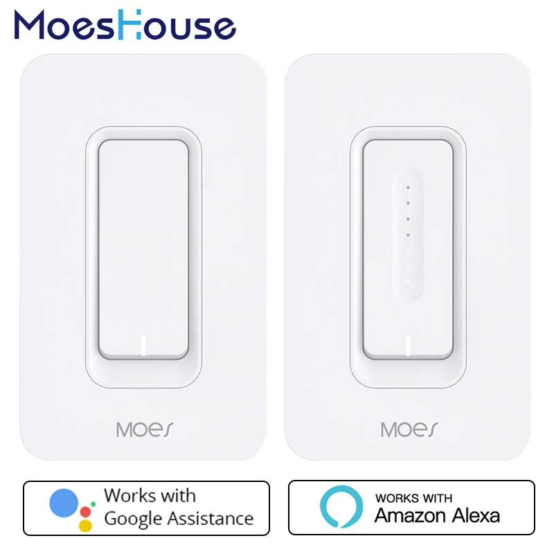 US $16.86 54% OFF|US WiFi Smart Wall Light Switch Dimmer Mobile APP Remote Control No Hub Required Works with Amazon Alexa Google Home IFTTT-in Switches from Lights & Lighting on Aliexpress.com | Alibaba Group