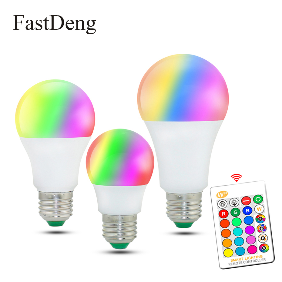 US $2.12 48% OFF|110V 220V E27 RGB LED Bulb Lights 5W 10W 15W RGB Lampada Changeable Colorful RGBW LED Lamp With IR Remote Control+Memory Mode -in LED Bulbs & Tubes from Lights & Lighting on Aliexpress.com | Alibaba Group