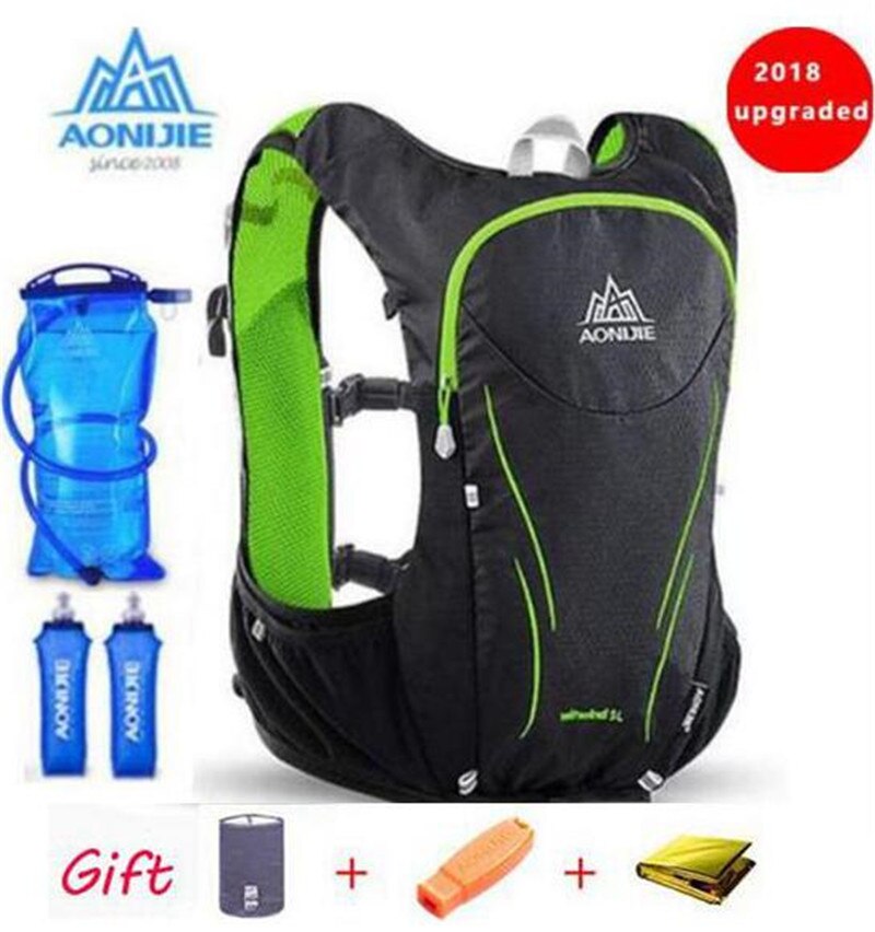 US $38.0 30% OFF|AONIJIE Outdoor Sports Trail Running Backpack 5L Upgraded Marathon Vest Pack Super Light Cycling Hiking Bag Hydration Vest Pack -in Running Bags from Sports & Entertainment on Aliexpress.com | Alibaba Group