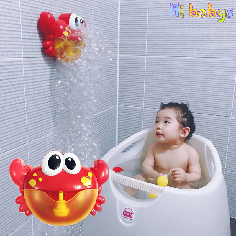 US $4.91 33% OFF|Baby Bath Toys Bubble Crabs Toys For Children Funny Bath Music Bubble Maker Bathtub Pool Swimming Soap Machine Kids Bathroom -in Bath Toy from Toys & Hobbies on Aliexpress.com | Alibaba Group
