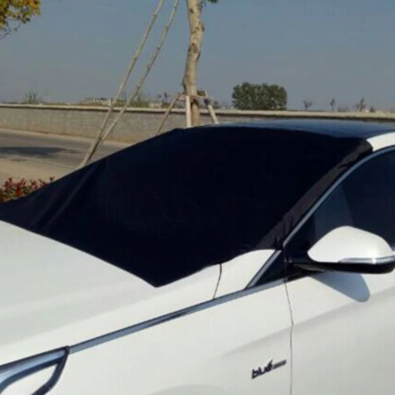 US $5.23 18% OFF|Car Magnet Windshield Cover Snow Cover Sunshade Ice Snow Frost Protector Windshield Silver Black Cover-in Car Covers from Automobiles & Motorcycles on Aliexpress.com | Alibaba Group