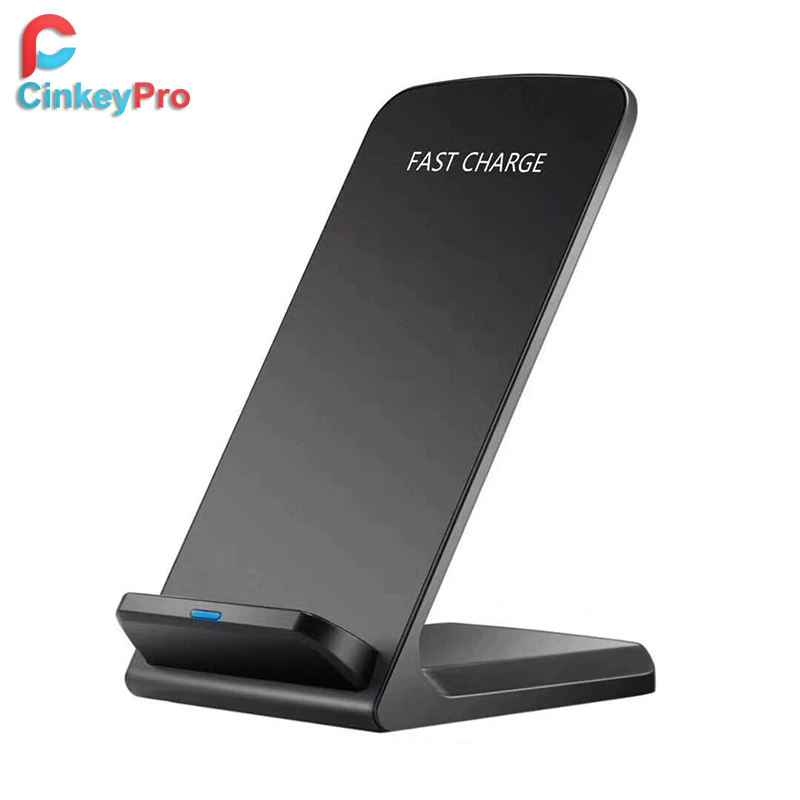 US $6.99 30% OFF|CinkeyPro QI Wireless Charger Quick Charge 2.0 Fast Charging for iPhone 8 10 X Samsung S6 S7 S8 2 Coils Stand 5V/2A & 9V/1.67A-in Wireless Chargers from Cellphones & Telecommunications on Aliexpress.com | Alibaba Group