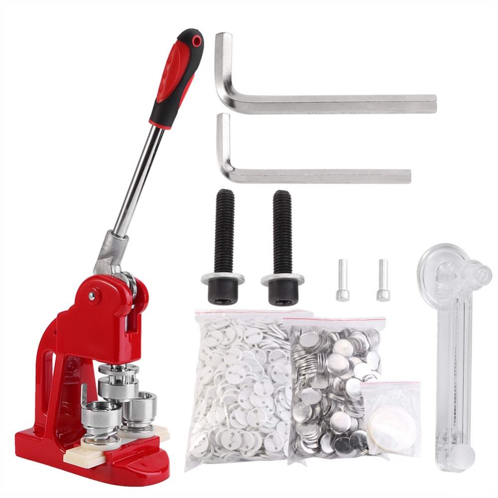 US $68.85 27% OFF|Accurate 25/32/58mm Button Maker Badge Punch Press Machine+1000 Parts Cutter New durable badge press machine-in Tool Parts from Tools on Aliexpress.com | Alibaba Group