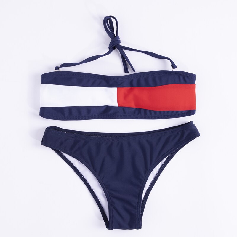 US $7.82 66% OFF|2019 HOT Red Letter Bikini Set Women SEXY Print Cut out Top + Bottom Summer Beach Swimsuit Push up Beachwear Female Bathing Suit-in Bikinis Set from Sports & Entertainment on Aliexpress.com | Alibaba Group