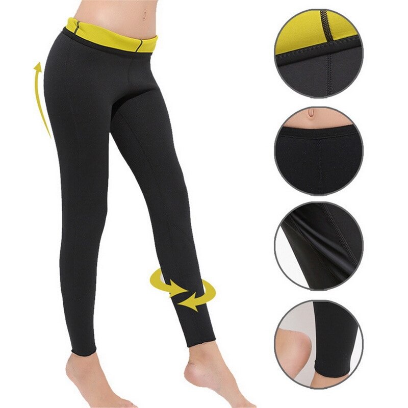 US $8.93 40% OFF|Women Running Pants Hot Thermo Soft Sweat Sauna Body Shapers Fitness Stretch High Waist Slim Jogger Sport Pants Fitness Clothes-in Running Pants from Sports & Entertainment on Aliexpress.com | Alibaba Group