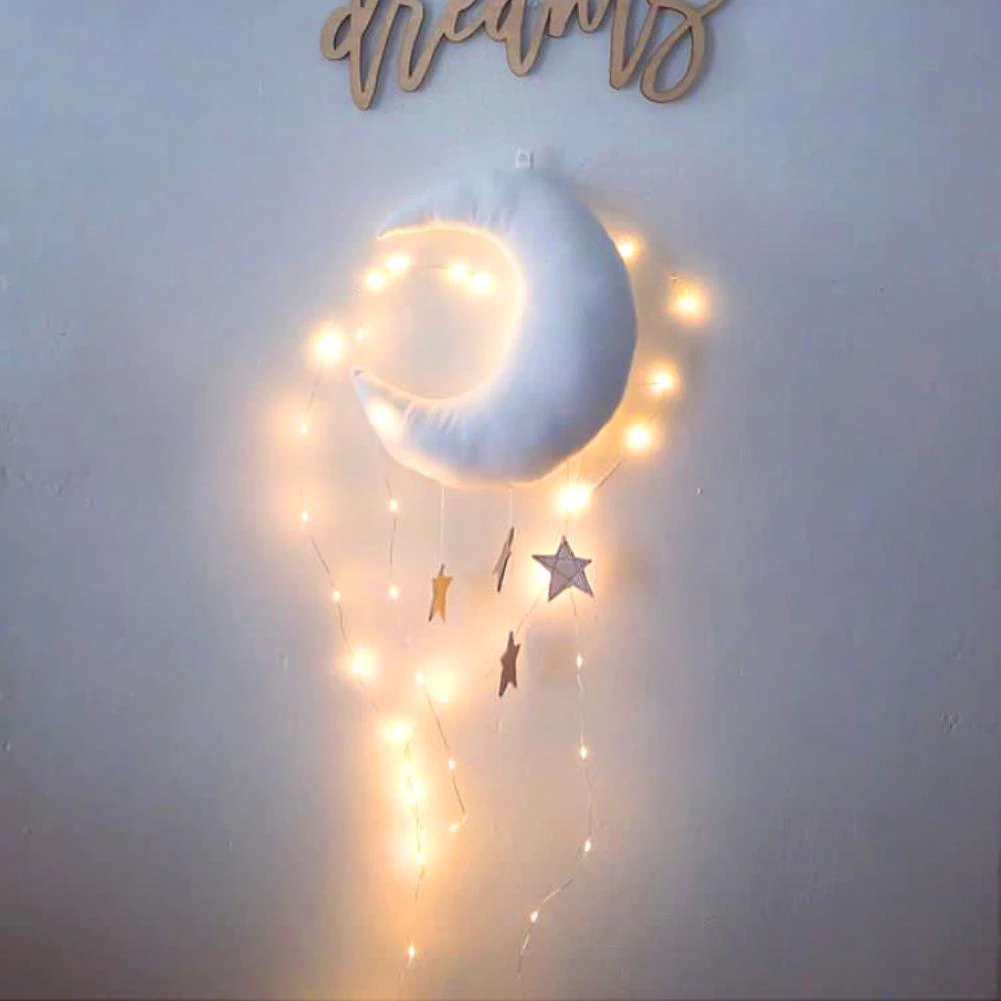 Wall Hanging Decoration 1pc Wall Backdrop Children Room Hanging Moon Stars Stuffed Decor for Baby Bedroom Decorative pendant -in Wind Chimes & Hanging Decorations from Home & Garden on Aliexpress.com | Alibaba Group