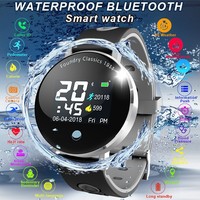 wish | New Color Screen Smart Band Blood Pressure Heart Rate Blood Oxygen Monitor IP68 Bracelet for IOS Android Fitness Tracker
