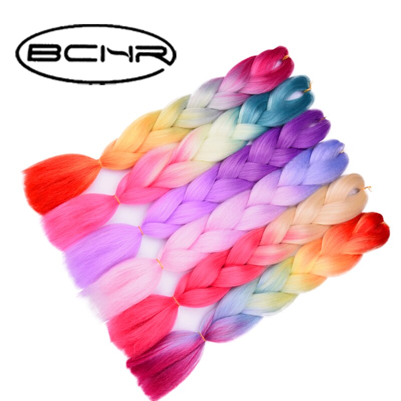 BCHR Ombre Kanekalon Jumbo Braids Hairstyles Hair For Russian Women Colors Synthetic Braiding Hair 24'' 100g-in Jumbo Braids from Hair Extensions & Wigs on Aliexpress.com | Alibaba Group