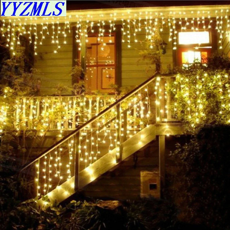 Hot 4.5m Droop 0.3 0.5m New year Led Christmas Lights Decoration 220V EU Plug Waterproof For Home Energy saving-in Holiday Lighting from Lights & Lighting on Aliexpress.com | Alibaba Group